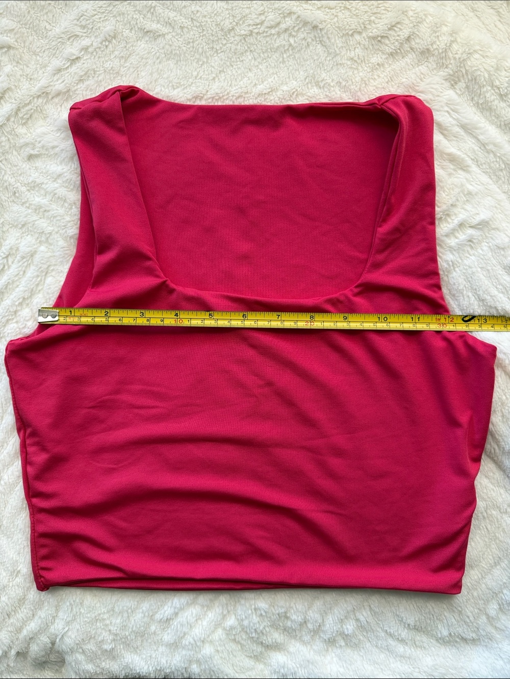 Women’s Sleeveless Square-Neck Tank Top - Pink